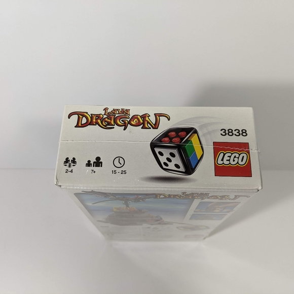 NEW LEGO Games Lava Dragon 3838 Retired 4 microfigs Castle Factory Sealed 2010 - Picture 5 of 5